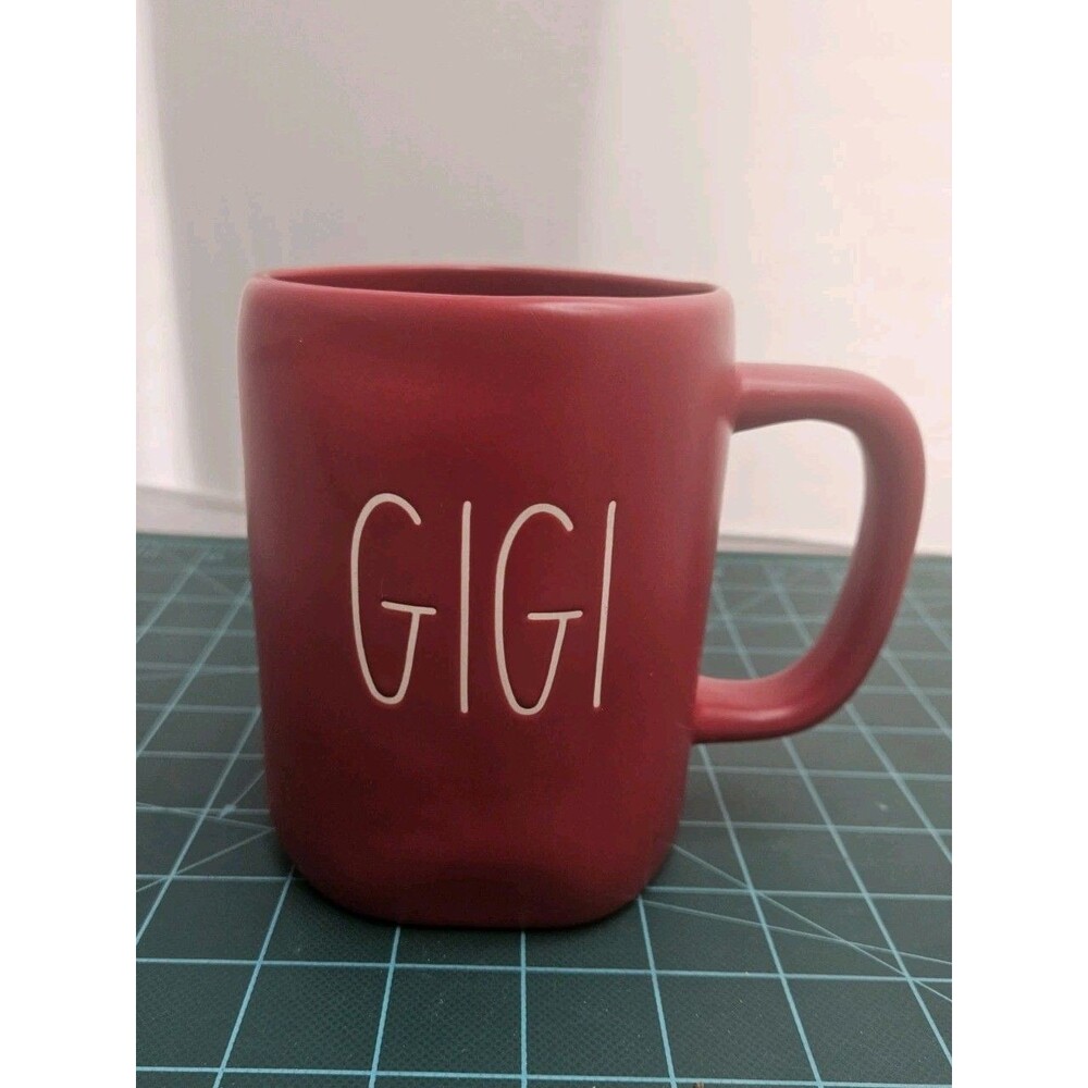 Rae Dunn GIGI Red Coffee Mug Cup Christmas Valentine’s Grandma